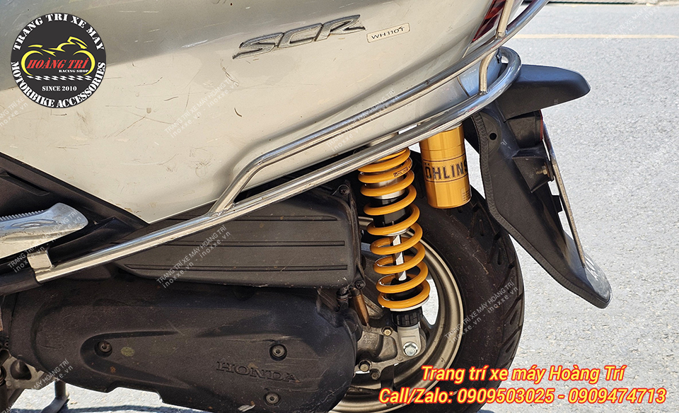 Phuộc Ohlins HO231 chính hãng lắp cho xe SCR/Lead 110/Lead 125