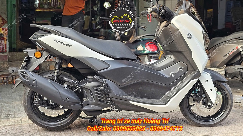 Gác chân phụ HTR nhôm CNC cho xe Yamaha NMAX