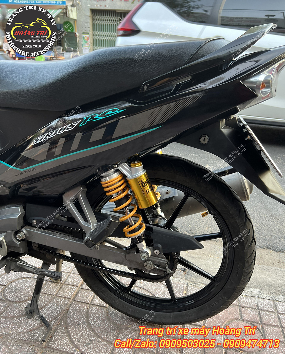 Phuộc Ohlins F bình dầu lắp cho Sirius