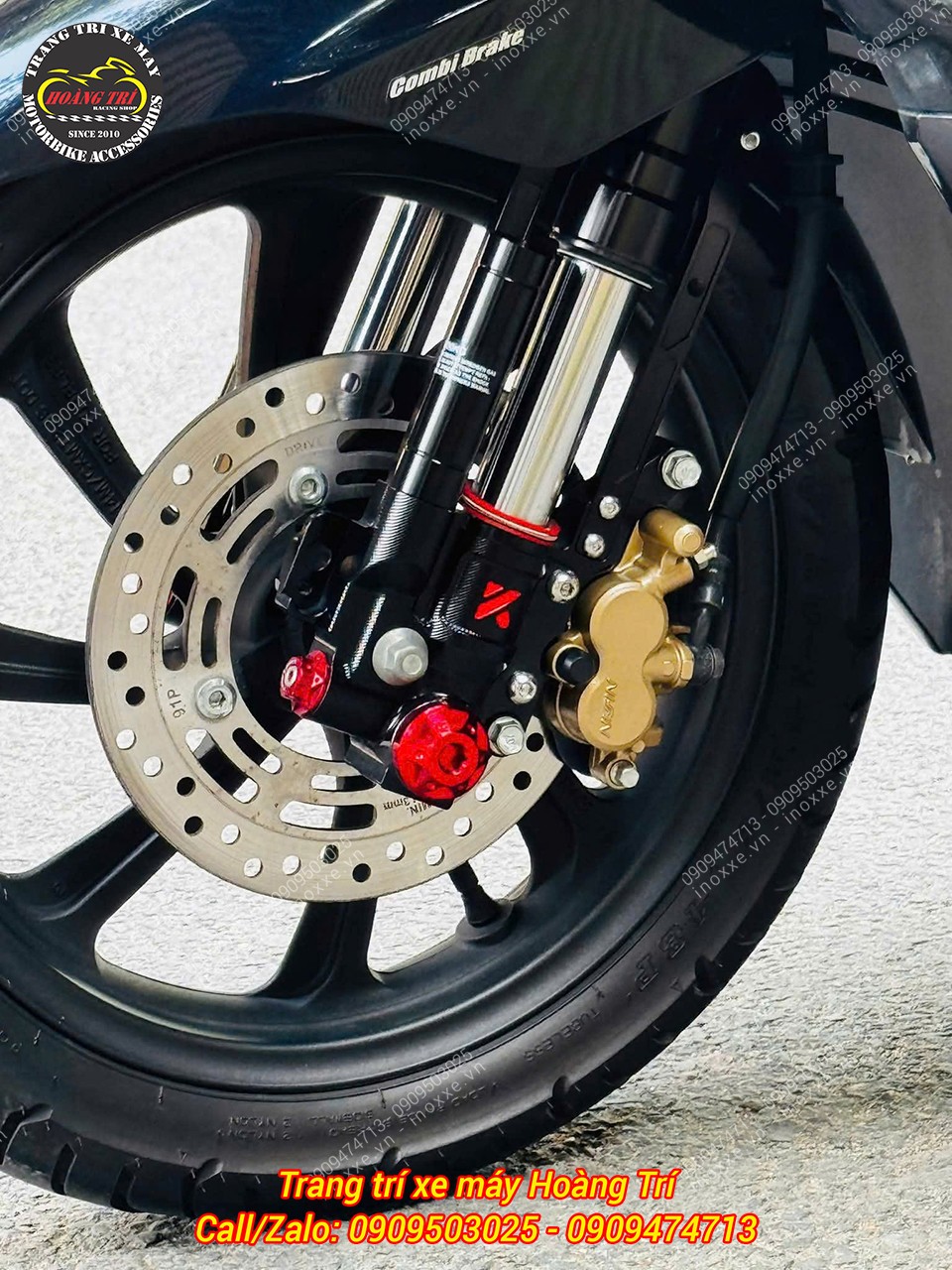 Phuộc Upside Down KingHam lắp cho xe PCX 2018 - 2020