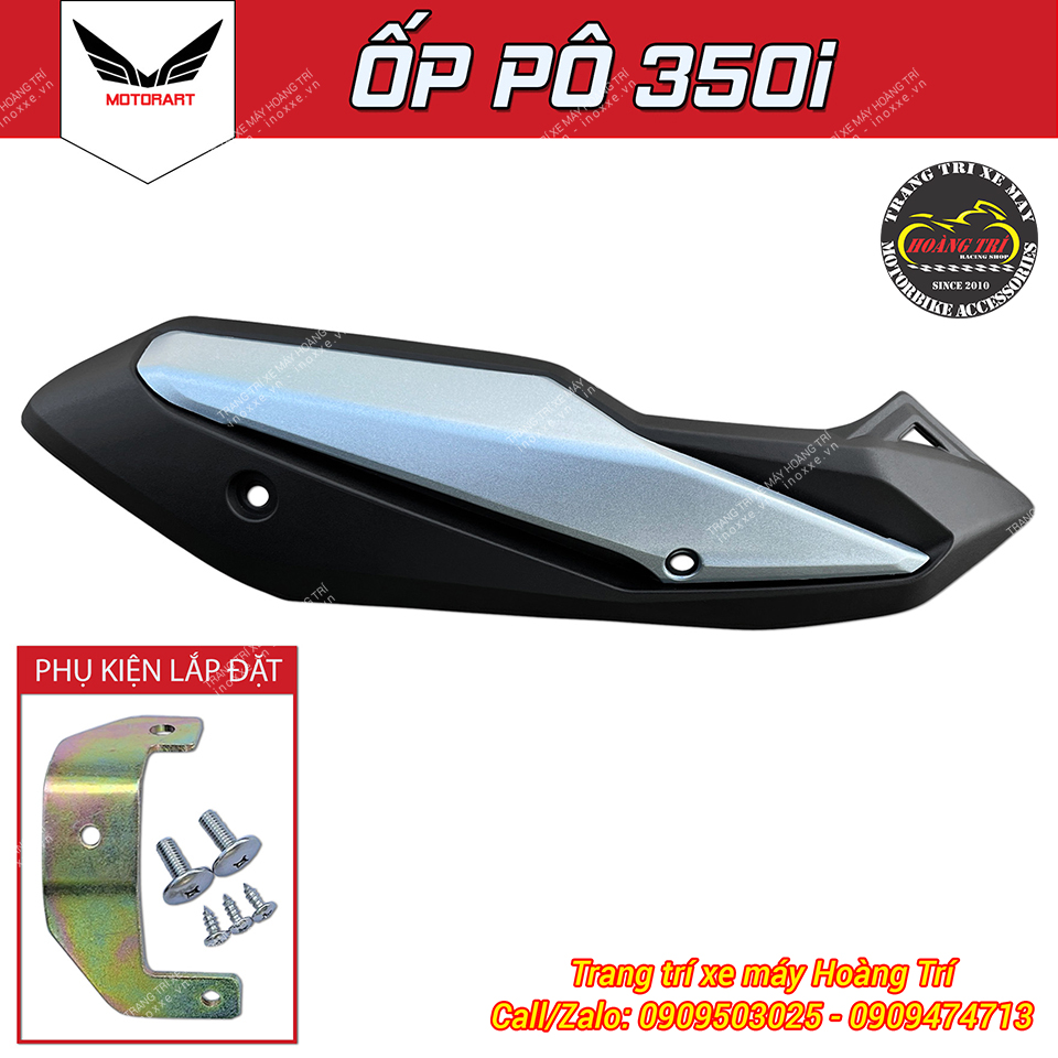 Ốp pô Sh 350i Moto Art lắp chuẩn Sh 150 / Sh 160