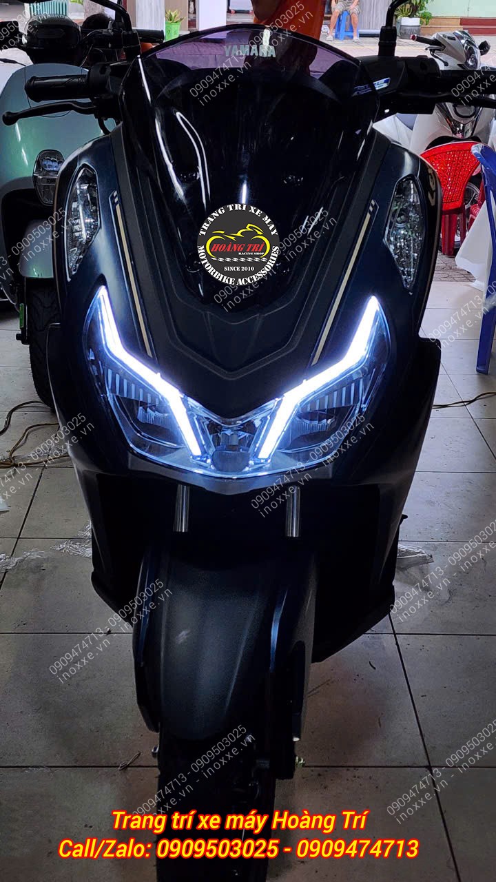 Độ đèn Led Audi cho xe Yamaha Lexi 155