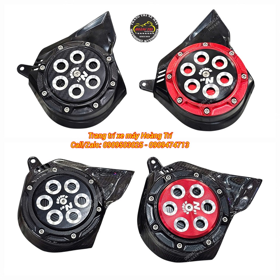 Ốp lốc nồi trong suốt Nui Racing cho xe Stylo 160/Giorno 125