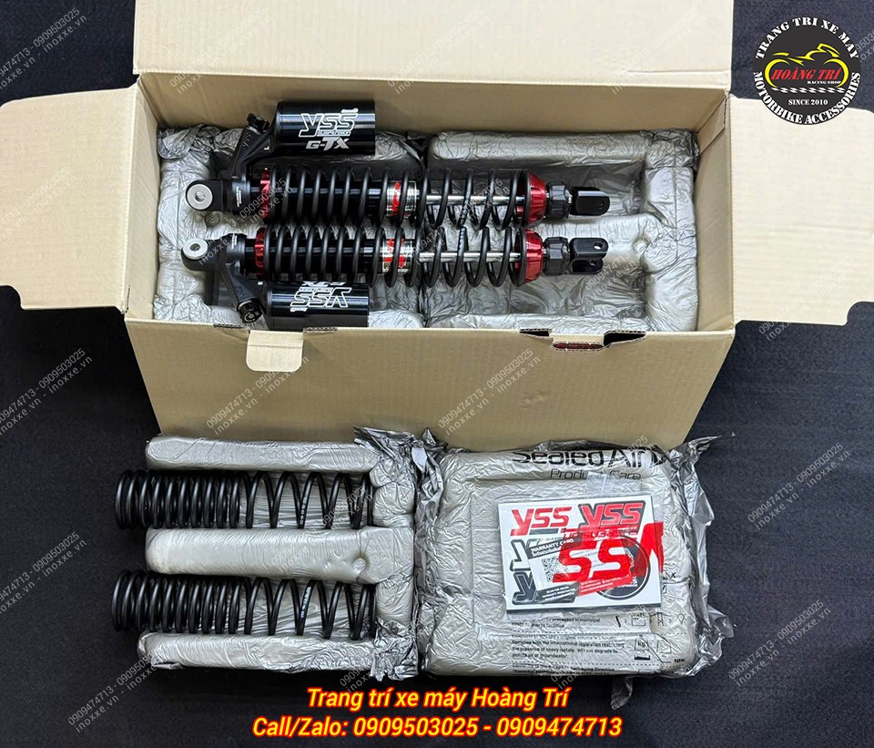 Phuộc bình dầu YSS G-TX lắp chuẩn cho xe ADV 150/ADV 160 hàng chính hãng Thái Lan