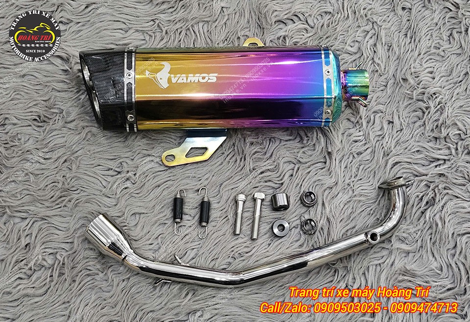 Full set pô Vamos Sport titanium Thái Lan cho xe ADV 160