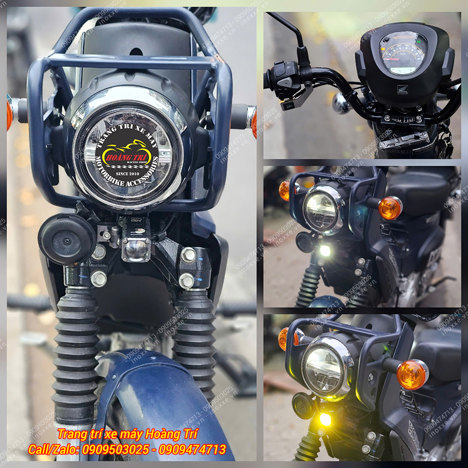 Lắp đèn trợ sáng cho xe Honda CT 125