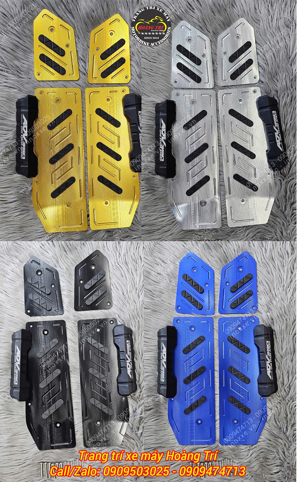 Thảm để chân ADV 350 nhôm CNC - NCL