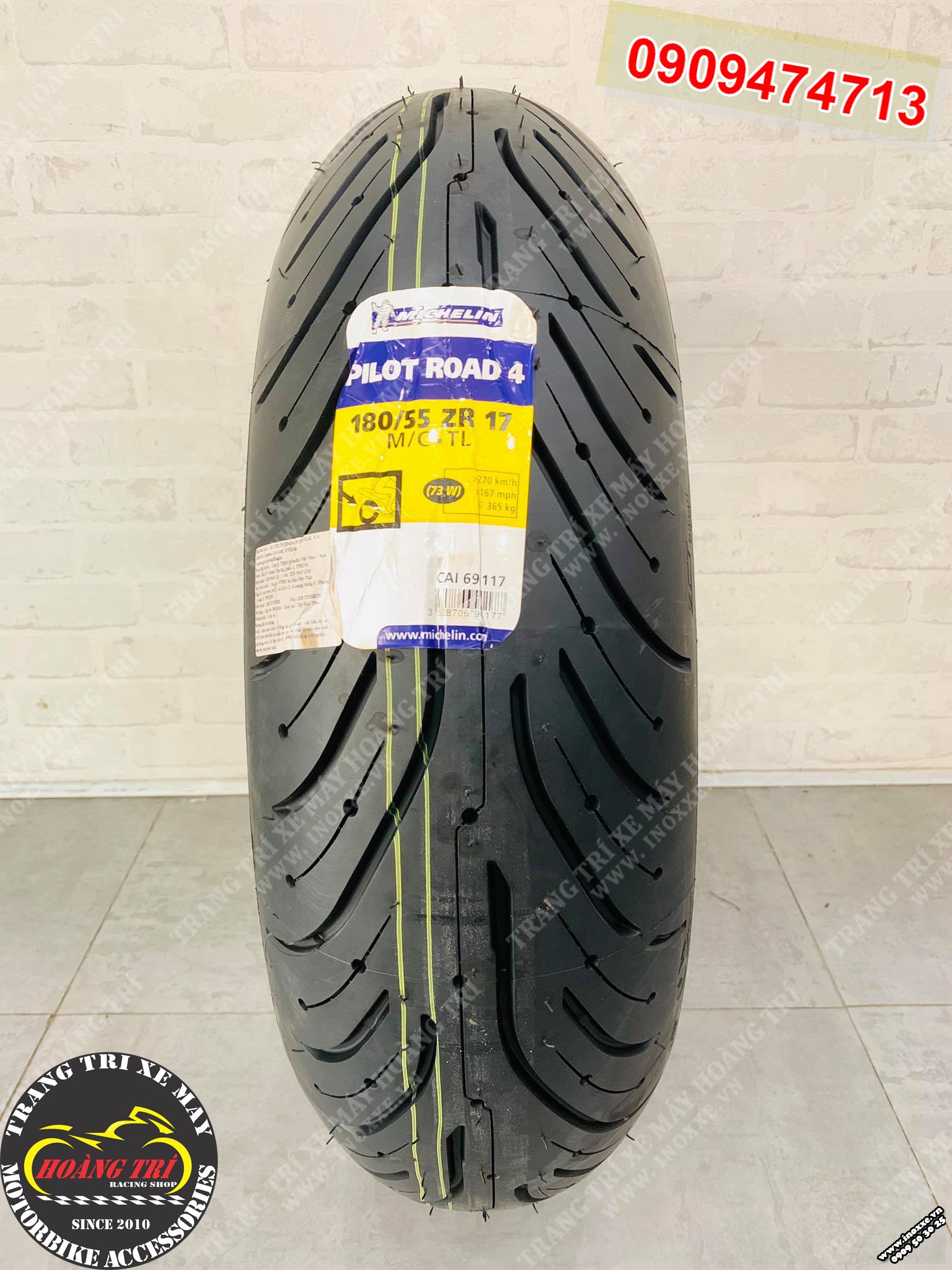 Vỏ Michelin Pilot Road 4 - Size 180/55 ZR17