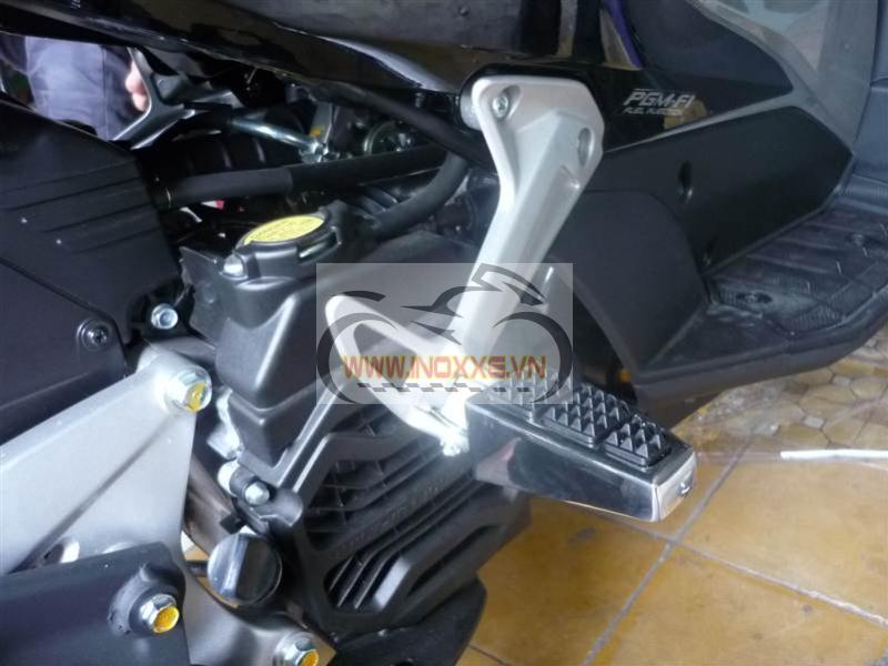 Inox xe Airblade 2011 – Chụp gác chân sau