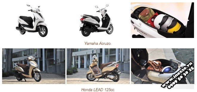 Yamaha Acruzo đối thủ nặng ký của Honda Lead