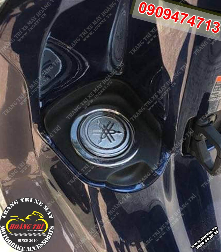 Phụ kiện trang trí Grande 2019 - Ốp nắp xăng mạ crom