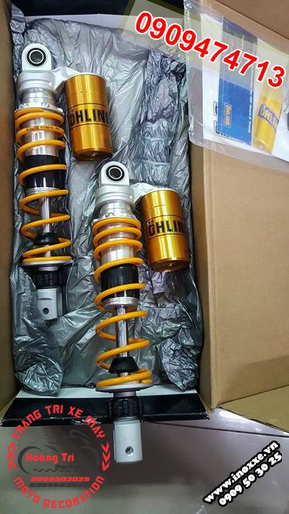Phuộc bình dầu Ohlins chính hãng YA 686 gắn NVX 2017