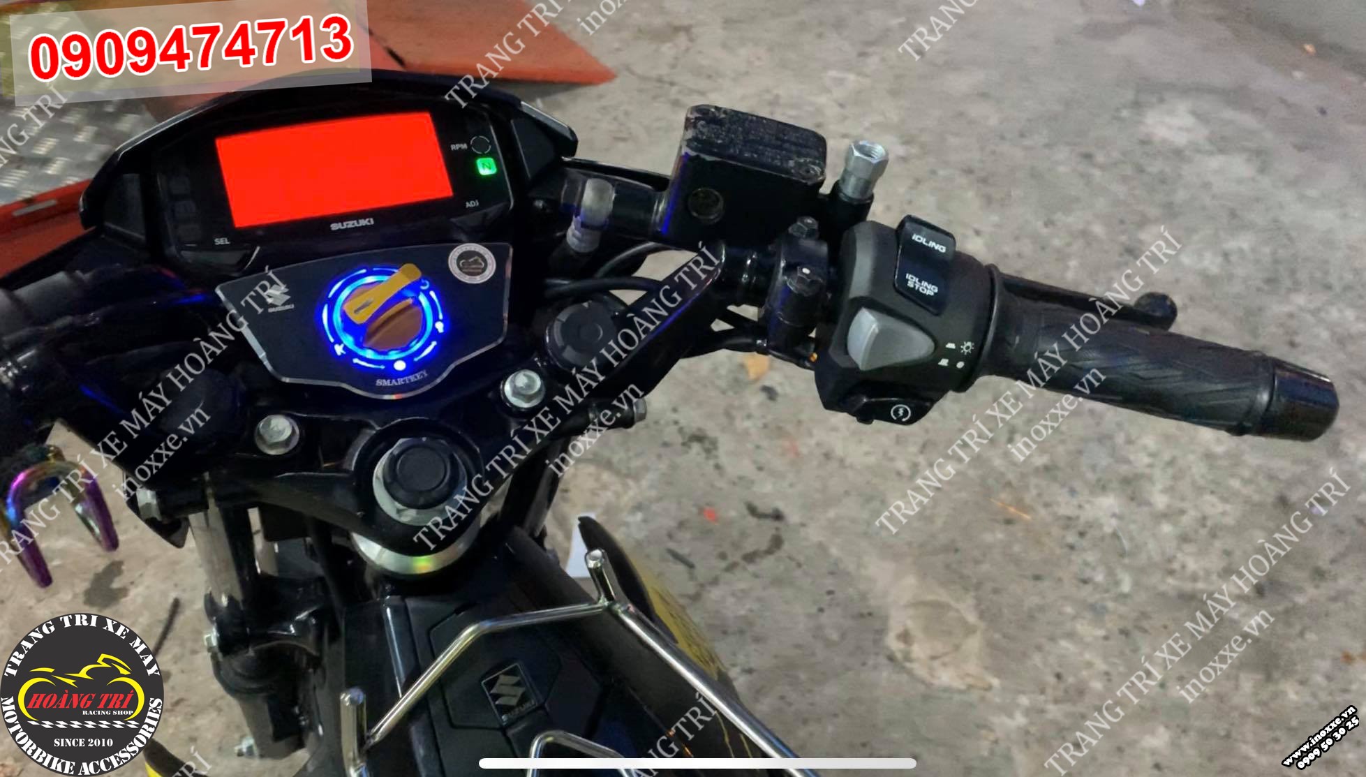 Độ công tắc PCX 2018 cho Satria, Raider