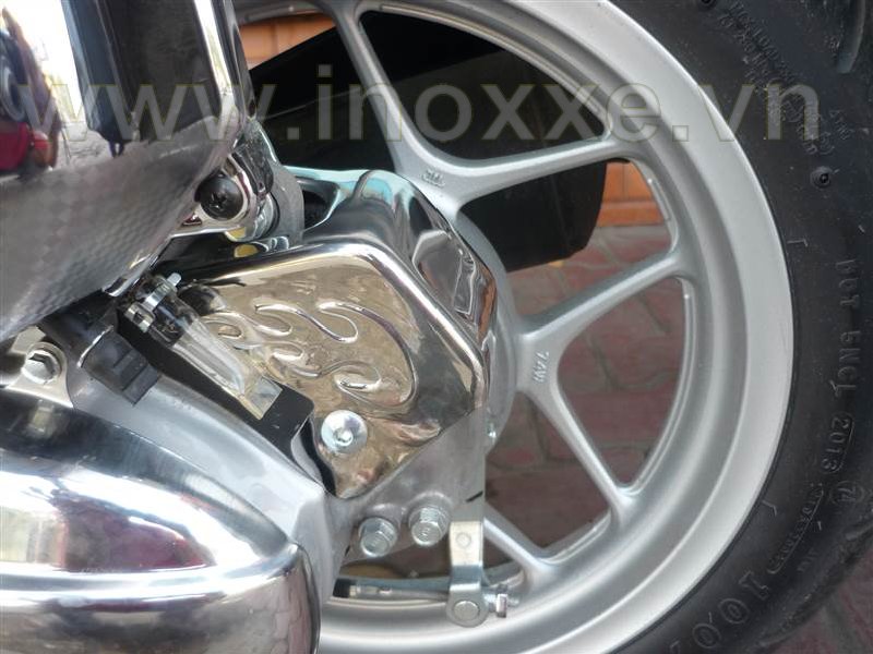 Phụ tùng inox xe Sh mode-Cóc phuộc sau