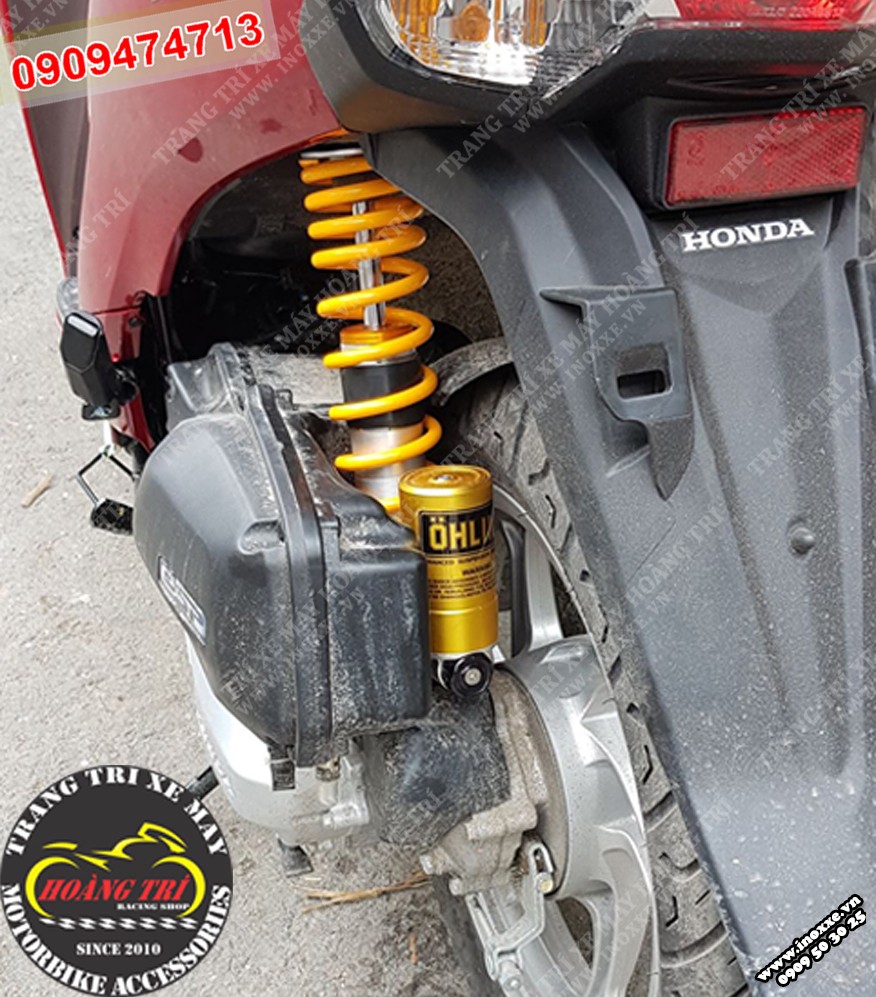 Phuộc Ohlins bình dầu F lắp xe Vision