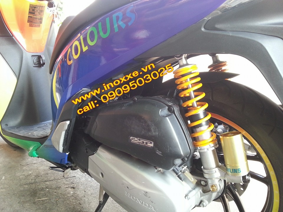 Đồ chơi xe SH Việt Nam - Phuộc sau Ohlins