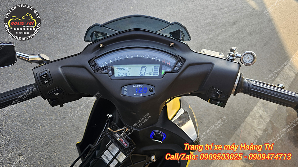 Độ đồng hồ ZX10r cho xe Wave