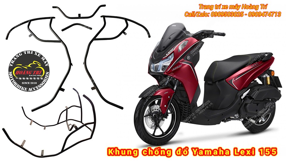Khung chống đổ HTR Yamaha Lexi 155 - Khung bảo vệ Lexi 155