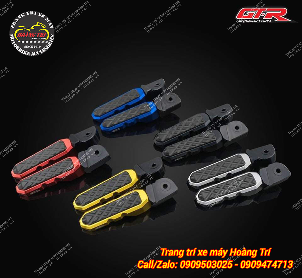 Gác chân sau nhôm CNC GTR cho xe Forza 300/ADV 350 chính hãng Thái Lan