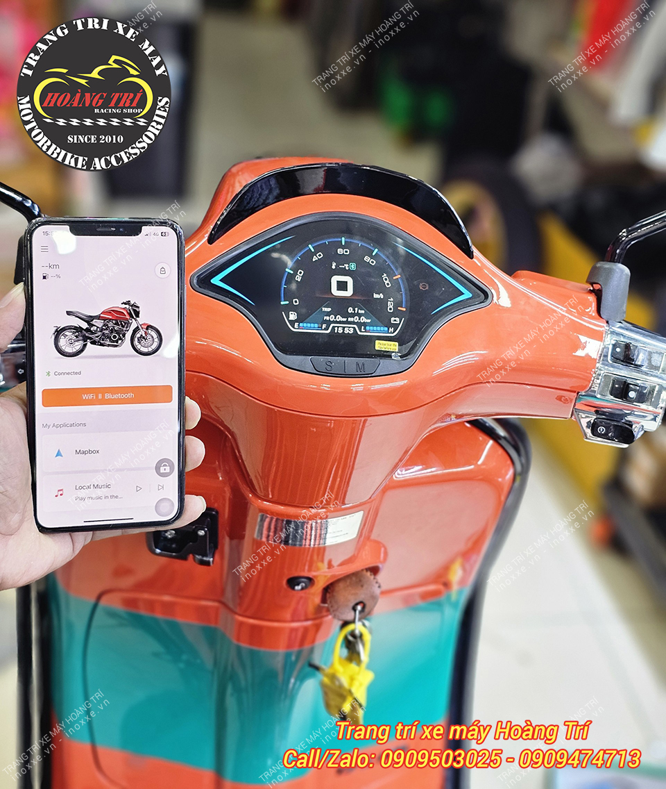 Đồng hồ Race Boy lắp chuẩn Vespa Sprint/Primavera