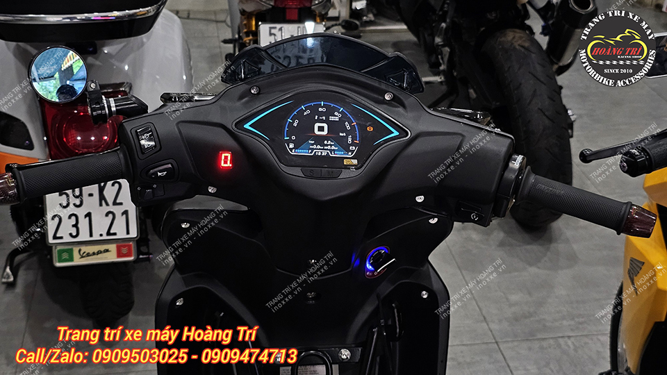 Đồng hồ Race Boy Vespa cho xe Wave