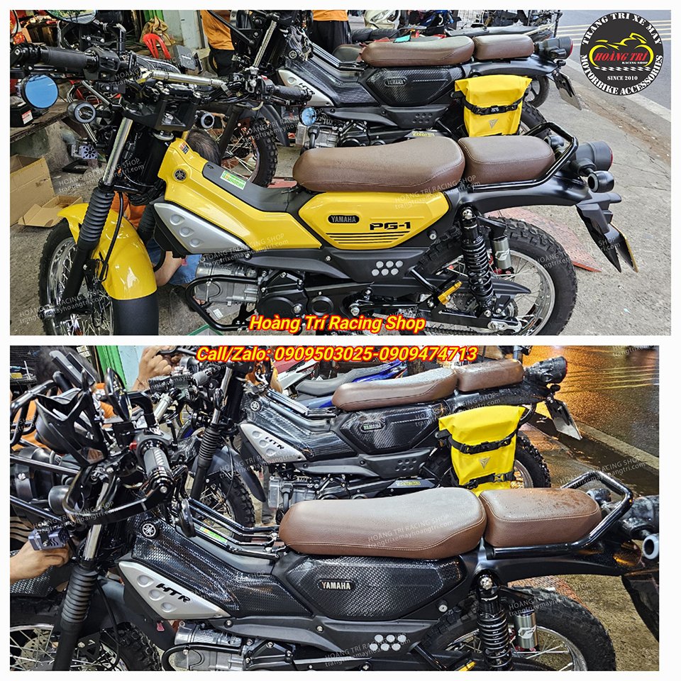 Dán decal đổi màu cho xe Yamaha PG-1