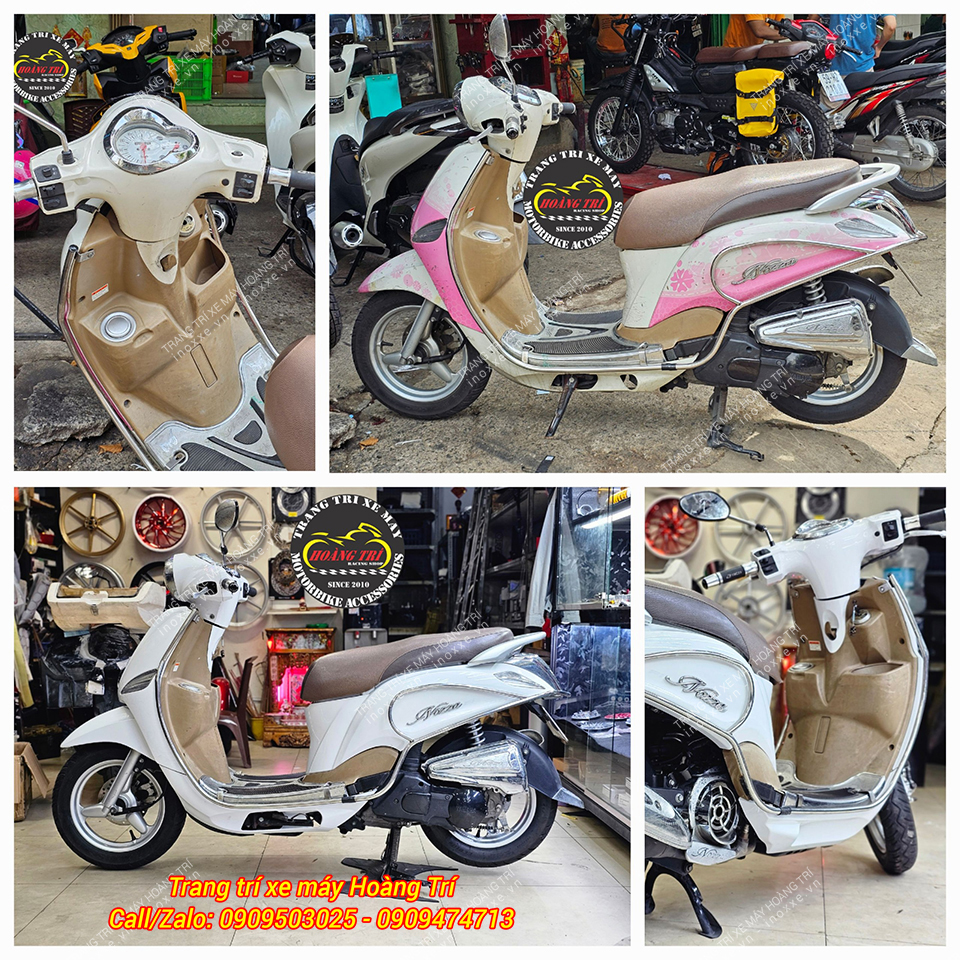 Dán Decal đổi màu xe Nozza 110 Fi