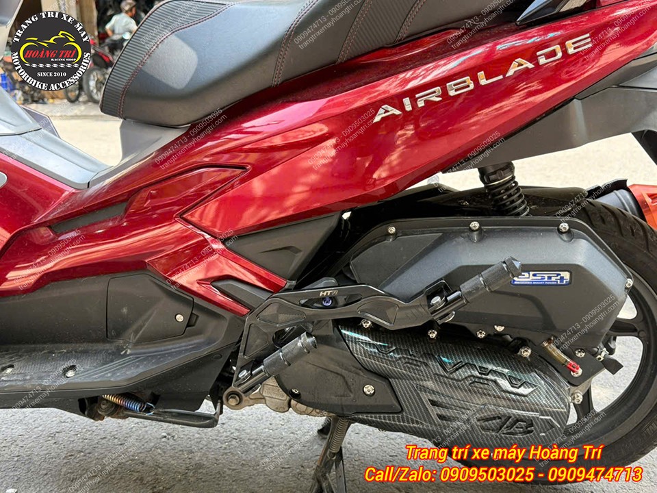 Gác chân phụ HTR độ cho xe Airblade