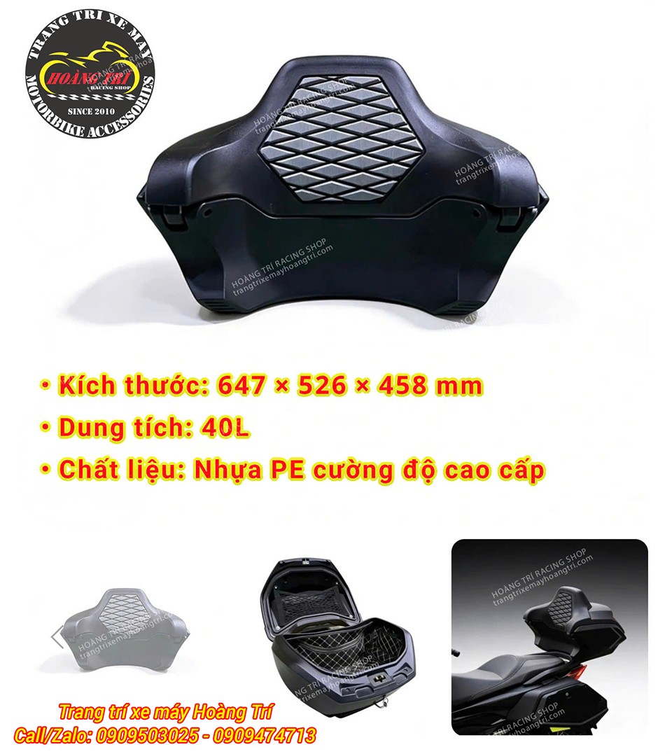 Thùng sau tựa lưng Rabo ADV 350