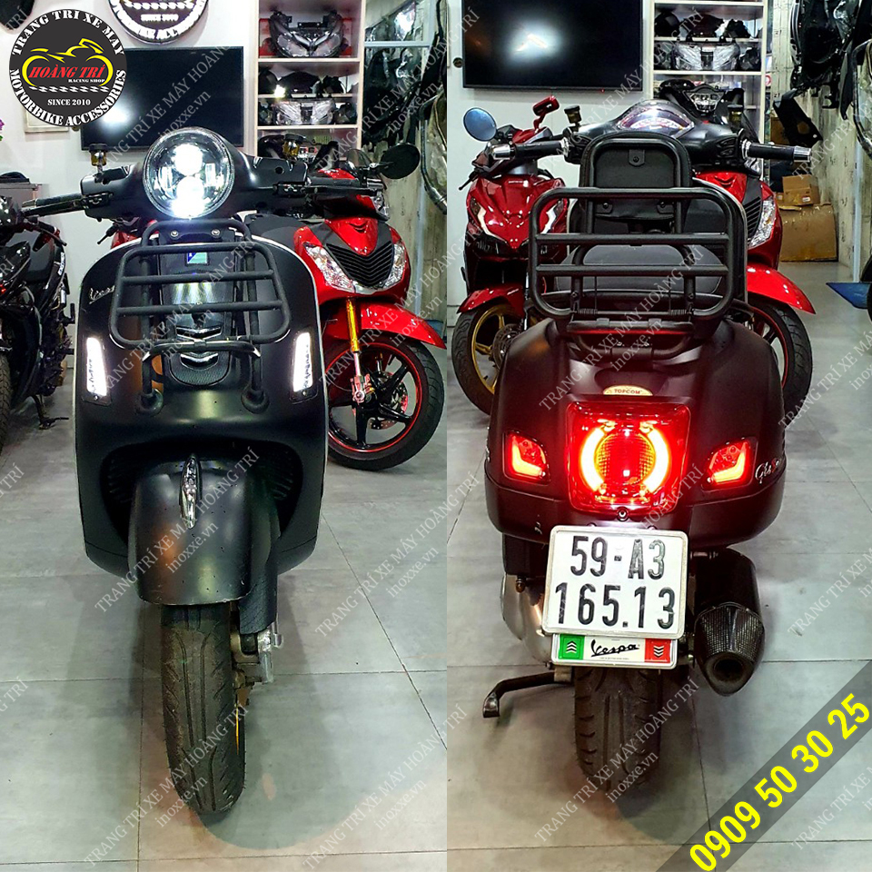 Trọn bộ đèn xi nhan Led Tun cho xe Vespa GTS