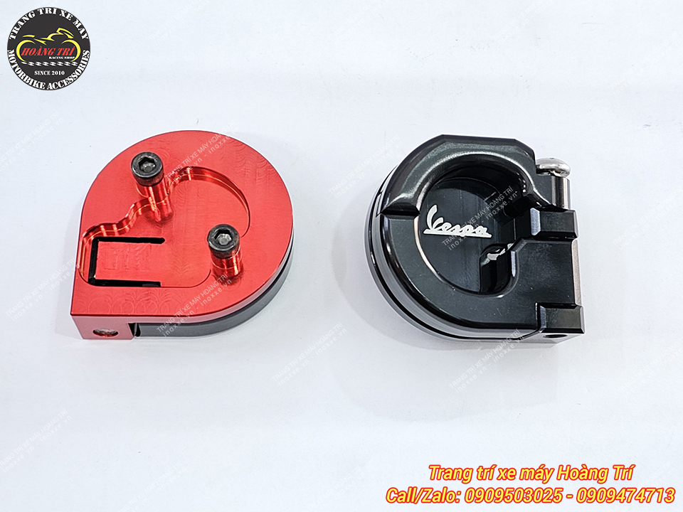Móc treo đồ Vespa - nhôm CNC