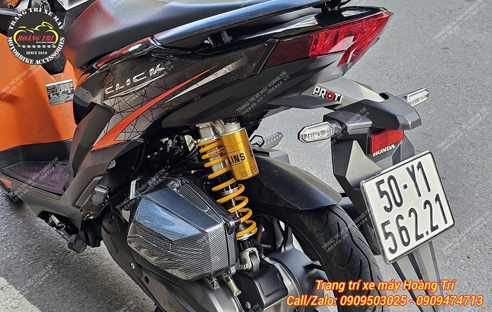 Phuộc Ohlins HO231 lắp cho xe Vario/Click Thái 125-150