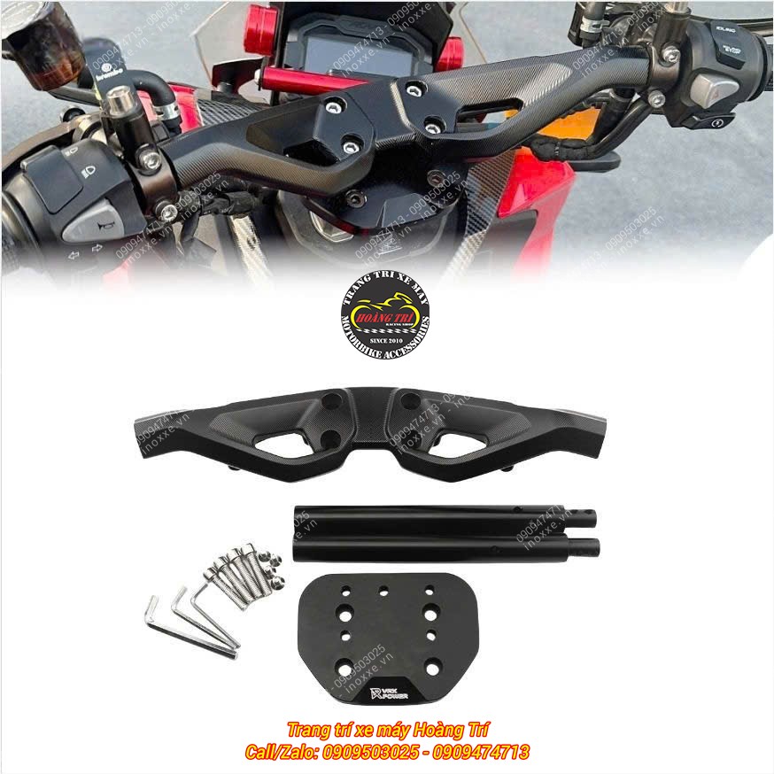 Ghi đông Batman JGZ cho xe ADV 150/160 nhôm CNC