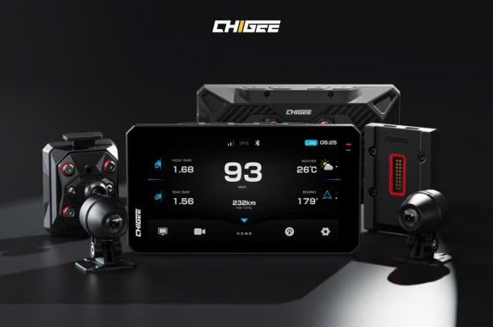 Màn hình dẫn đường, camera hành trình Chigee AIO-6