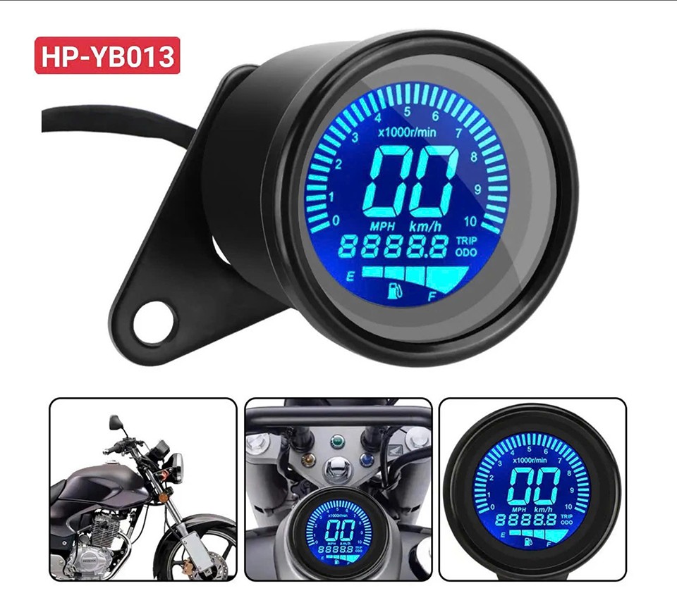 Đồng hồ LCD HP báo tua, báo xăng, báo km