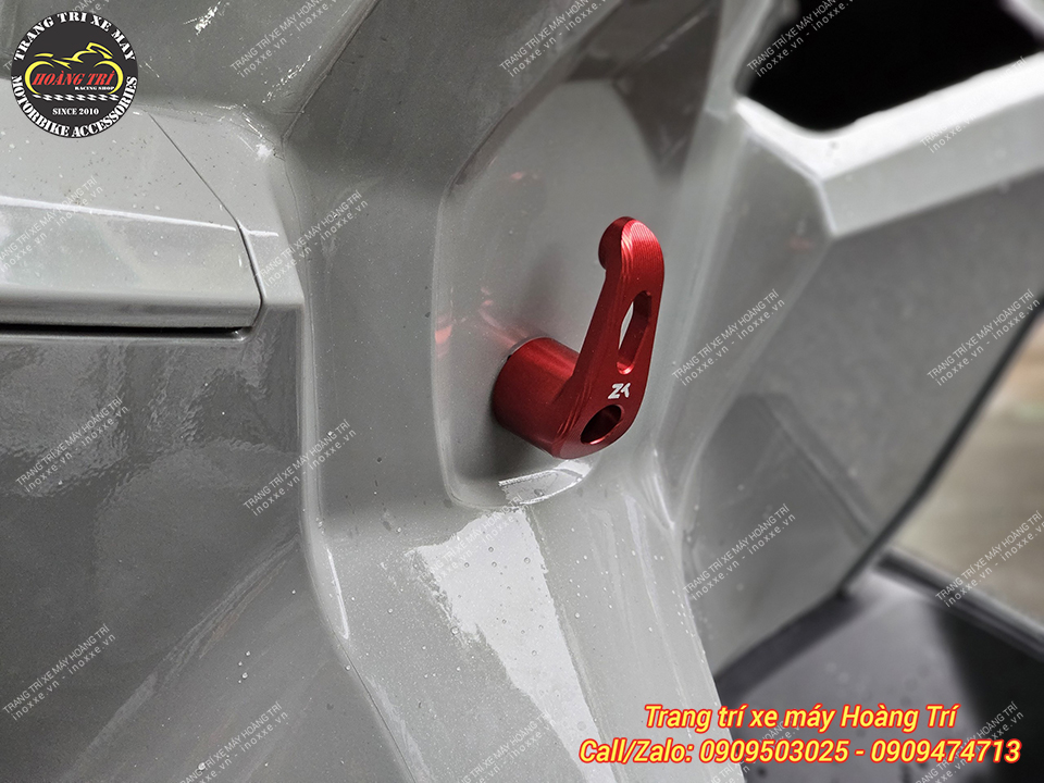 Móc nhôm CNC - Móc treo đồ xe máy