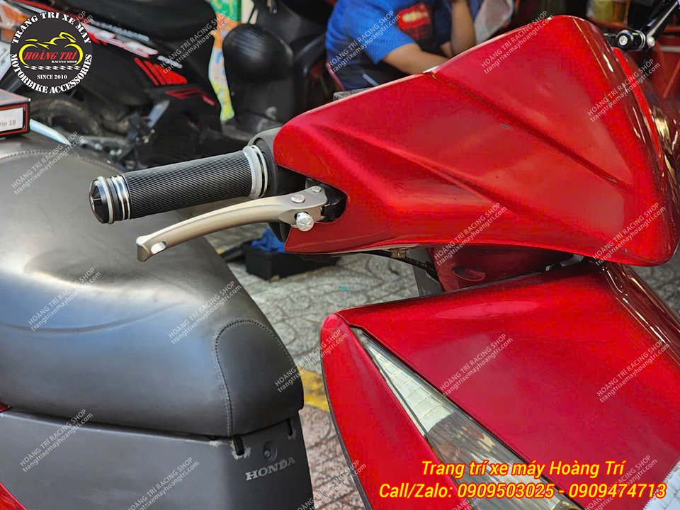 Tay thắng nhôm cnc độ cho xe Dylan, PS, SH Ý 2005-2008