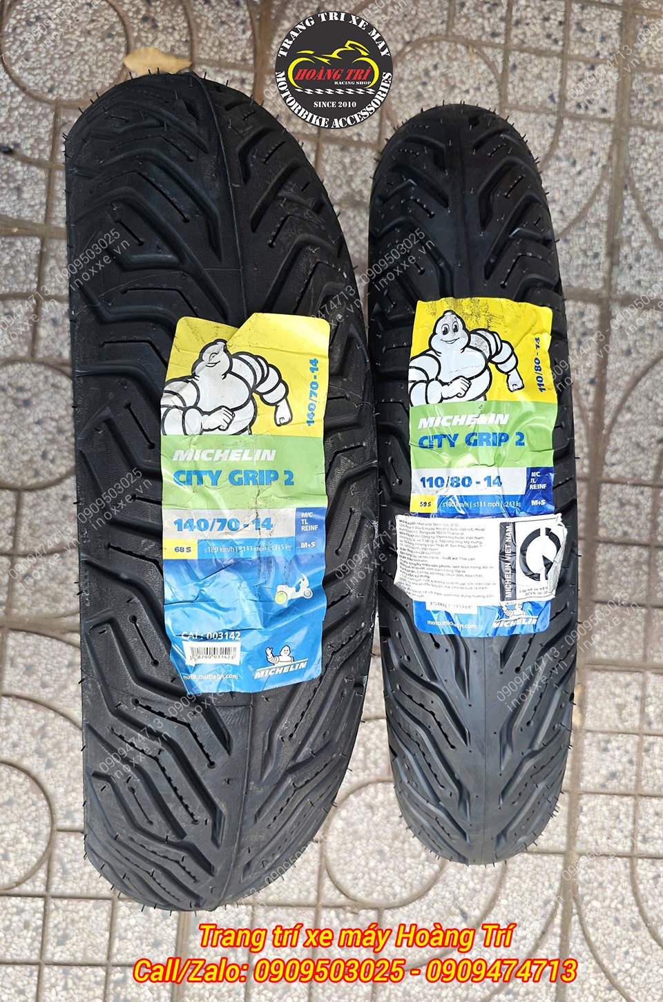 Vỏ lốp Michelin cho xe NVX V3