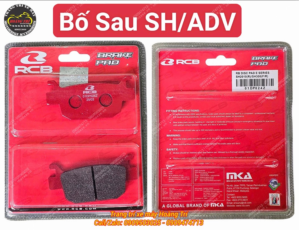 Bố thắng cho xe ADV 150/160, SH