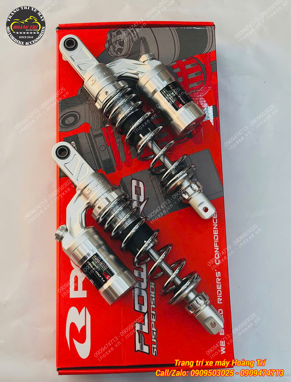 Phuộc bình dầu RCB Flow S/Flow Pro cho xe Yamaha NMax 155