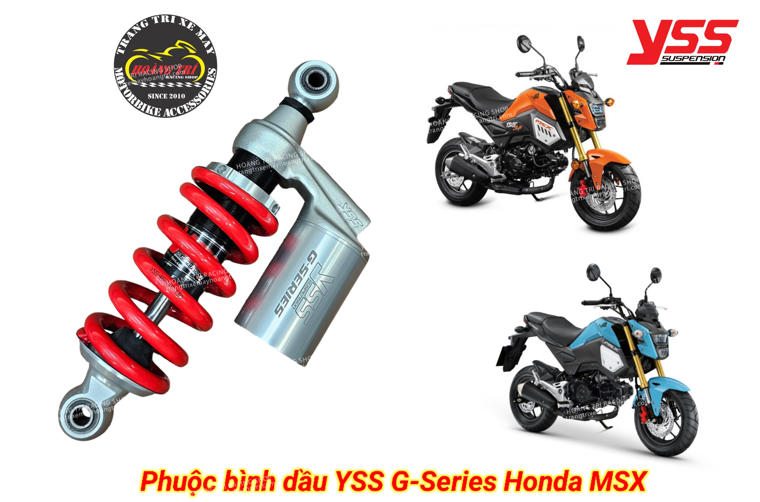 Phuộc bình dầu YSS G-seiries Honda MSX