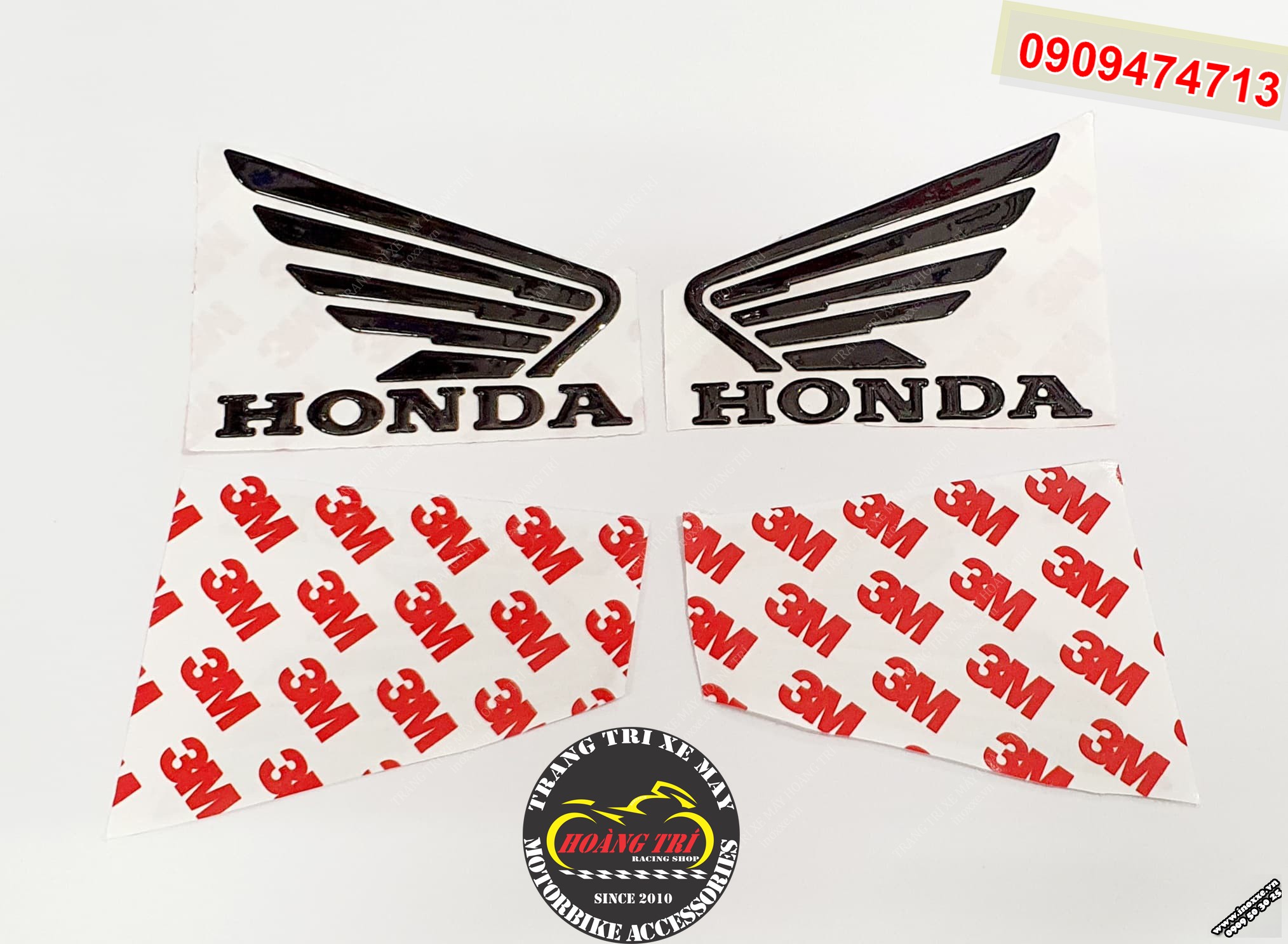 Tem logo cánh chim Honda-tem nổi