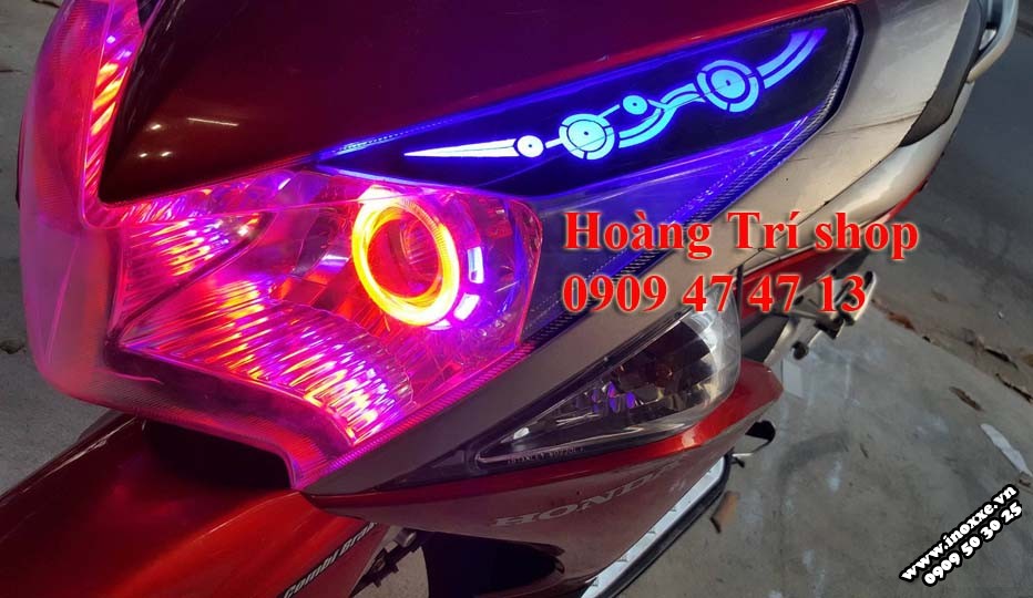 Đèn mắt cú - Led Audi độ xe Air Blade 2011