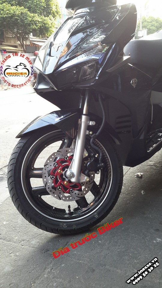 Đĩa trước Bikers độ xe Air Blade 2016