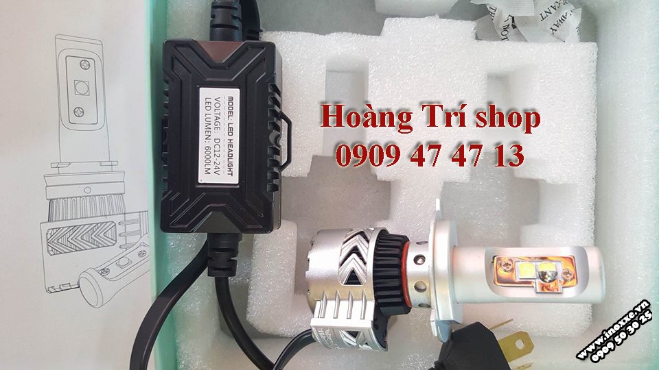 Đèn pha Led HeadLight cho xe máy siêu sáng