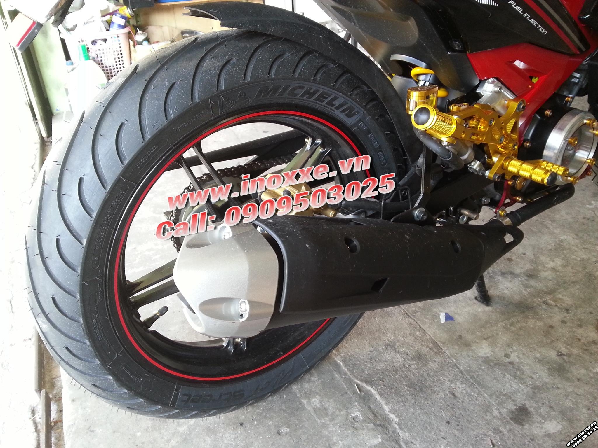 Lốp sau Michelin xe Exciter 150