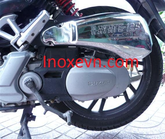 Inox xe Hayate 2011-Ốp pô e