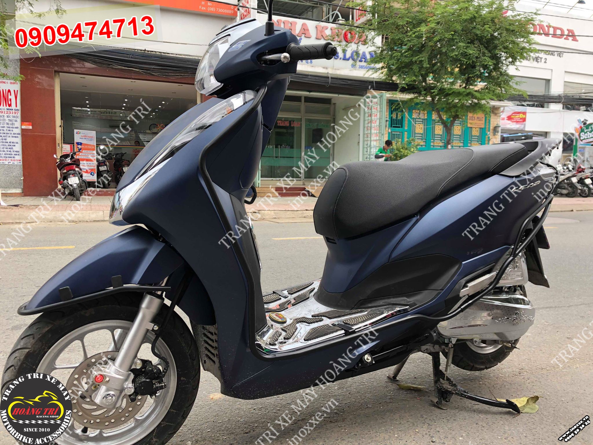 Khung bảo vệ xe Lead 2019 sơn tĩnh điện