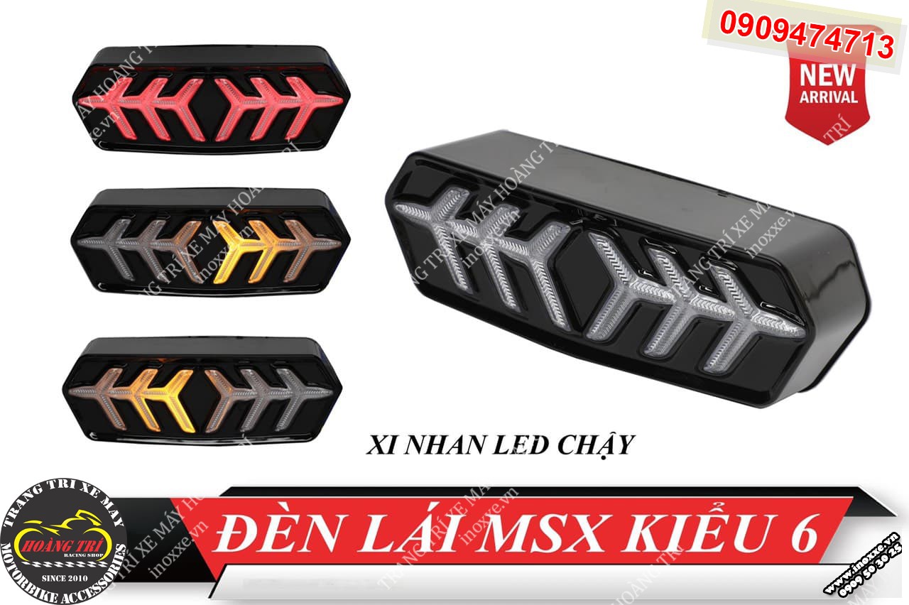 Đèn hậu MSX cùng tích hợp xinhan và Led chạy