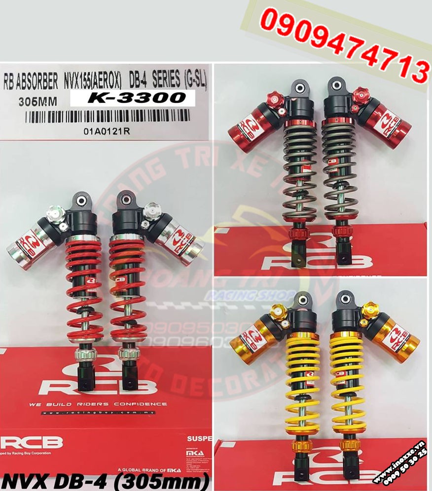 Phuộc Racing Boy bình dầu DB-4 Series